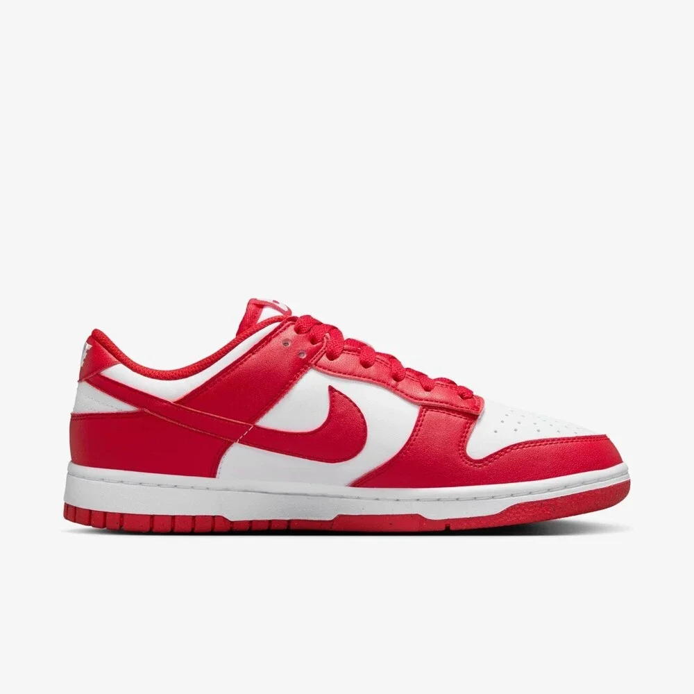 Nike Dunk Low Next Nature DD1873-116 Women's White Red Lifestyle Shoes LIQ1600